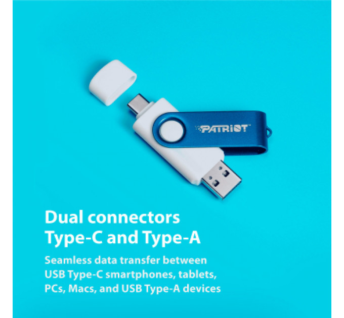 USB флеш накопичувач Patriot 32GB Xporter X550 USB 3.2/Type-C (PS32GX550AAD)