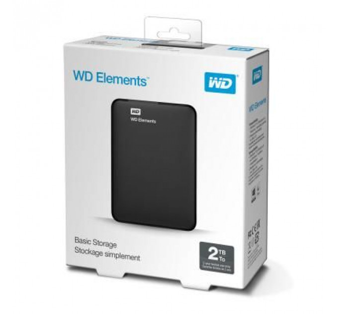 Зовнішній жорсткий диск WD 2.5" 2TB (WDBU6Y0020BBK-WESN)