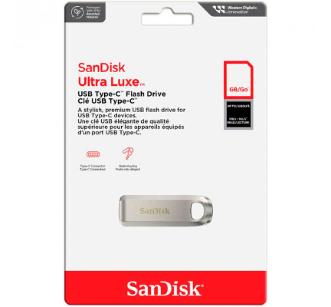 USB флеш накопичувач SanDisk 32GB Ultra Luxe Type-C USB 3.2 (SDCZ75-032G-G46)