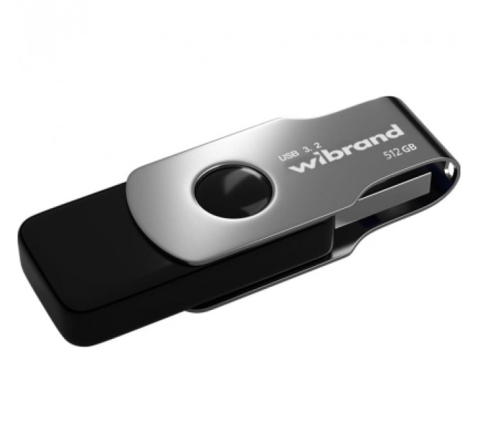 USB флеш накопичувач Wibrand 512GB Lizard Black USB 3.2 (WI3.2/LI512P9B)