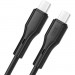 XO Дата кабель USB-C to USB-C 1.0m NB-Q231B 60W Black XO (NB-Q231B-BK)