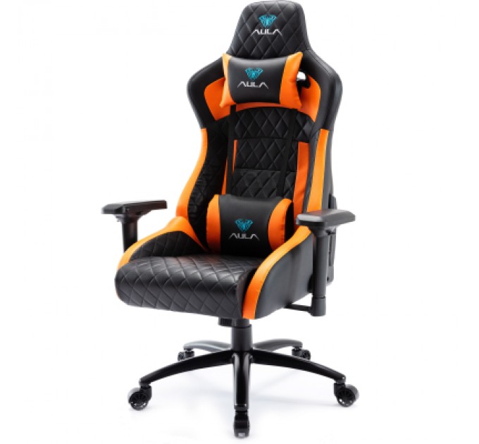 Aula Крісло ігрове Aula F1031 Gaming Chair Black/Orange (6948391286211)