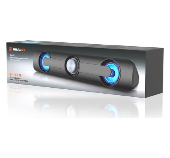 REAL-EL Акустична система REAL-EL S-170 6Вт Black (EL121100013)