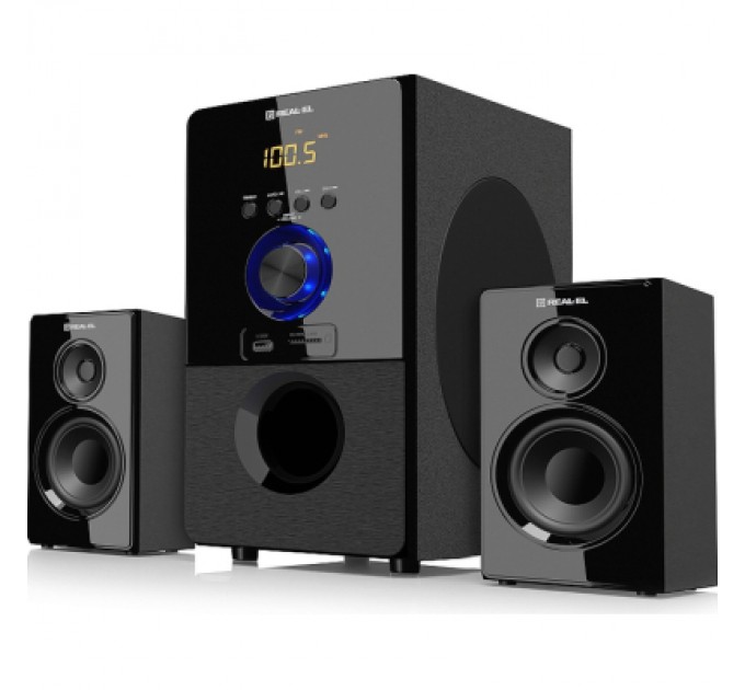 REAL-EL Акустична система REAL-EL M-555 Black (EL121300013)