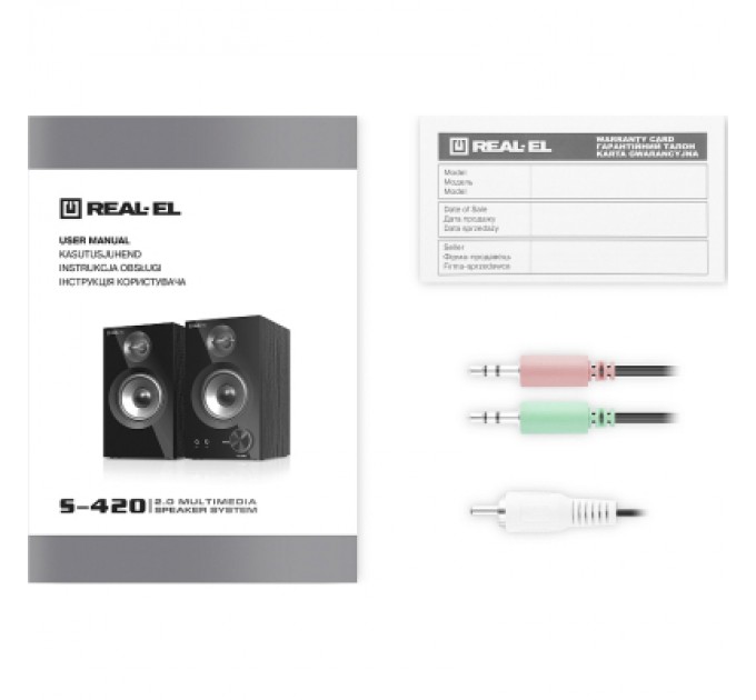 REAL-EL Акустична система REAL-EL S-420 Black (EL121200011)