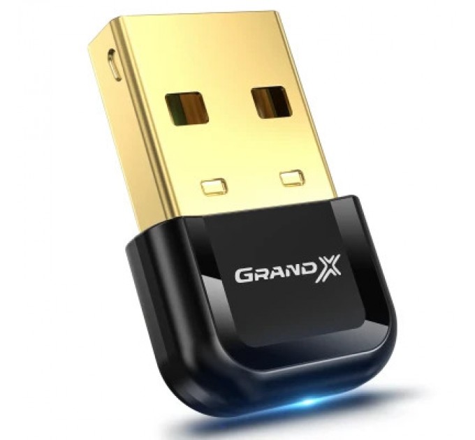 Grand-X Адаптер Grand-X Bluetooth 5.3 20m, 5 devices, 3Mb BT53G (BT53G)