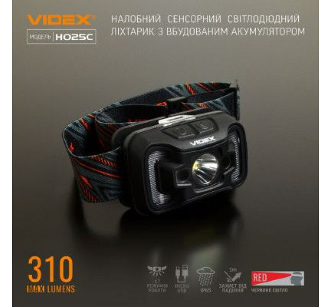 Videx Ліхтар Videx 310Lm 5000K (VLF-H025C)