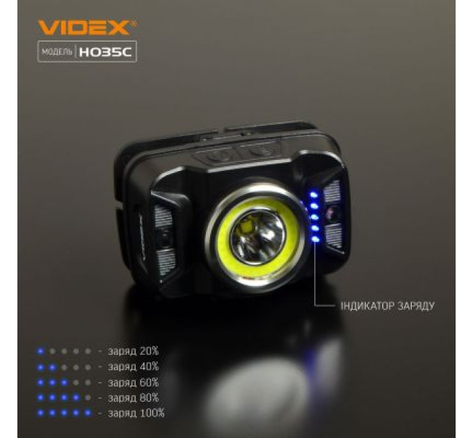 Videx Ліхтар Videx 410Lm 5000K (VLF-H035C)
