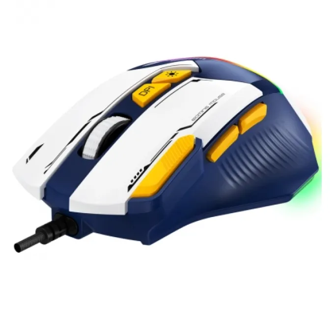 Мишка GamePro GM300BL USB Blue/White (GM300BL)
