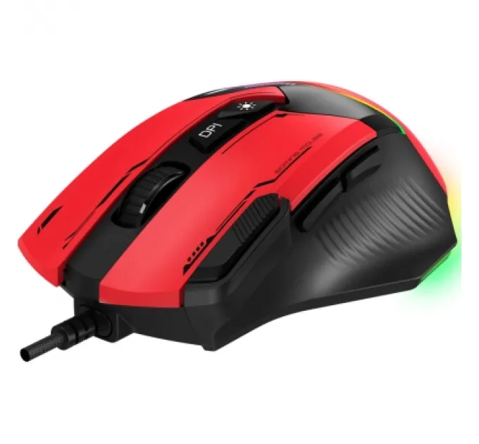 Мишка GamePro GM300R USB Red/Black (GM300R)