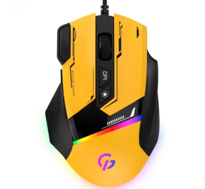 Мишка GamePro GM300Y USB Yellow/Black (GM300Y)