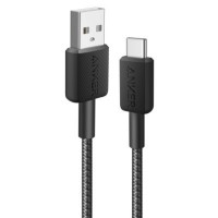 Дата кабель USB 2.0 AM to Type-C 0.9m 322 Black Anker (A81H5G11)