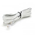 Voltronic Патч-корд телефонний 10м RJ11 (6P4C) Voltronic (PC-10,0W)
