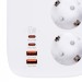 ColorWay Мережевий фільтр живлення ColorWay CW-CHE34PDW 3 розетки/4USB (CW-CHE34PDW)