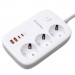 ColorWay Мережевий фільтр живлення ColorWay CW-CHE34PDW 3 розетки/4USB (CW-CHE34PDW)