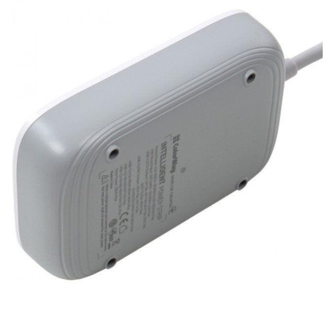 ColorWay Мережевий фільтр живлення ColorWay CW-CHE34PDW 3 розетки/4USB (CW-CHE34PDW)