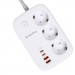ColorWay Мережевий фільтр живлення ColorWay CW-CHE34PDW 3 розетки/4USB (CW-CHE34PDW)