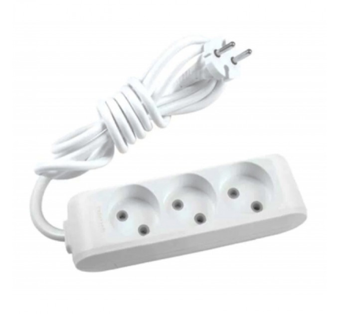 Мережевий подовжувач Panasonic X-tendia 3 розетки, 2м (WLTB02322GR-UA)