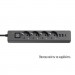 Мережевий фільтр живлення ColorWay CW-CHE435PDB, 4 розетки/3USB 5M (CW-CHE435PDB)