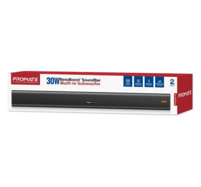 Акустична система Promate StreamBar-30 Black (streambar-30.black)