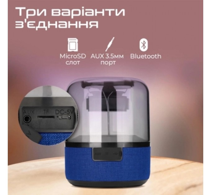 Promate Акустична система Promate Glitz-L Blue (glitz-l.blue)