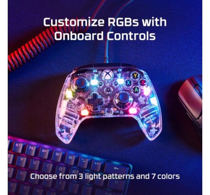 Геймпад HyperX Clutch Gladiate RGB for PC/Xbox Clear (7D6H2AA)