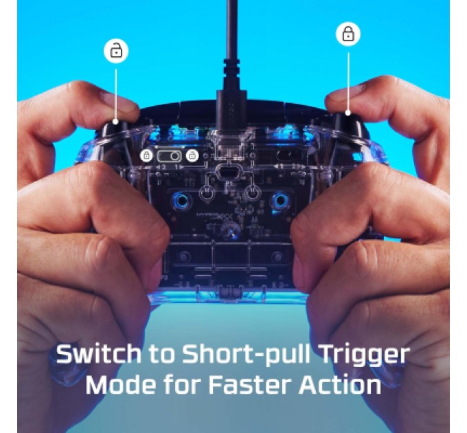 Геймпад HyperX Clutch Gladiate RGB for PC/Xbox Clear (7D6H2AA)