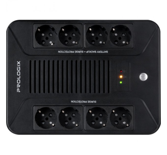 Prologix Пристрій безперебійного живлення Prologix 1000VA 600W (PLP1000VA8LED)