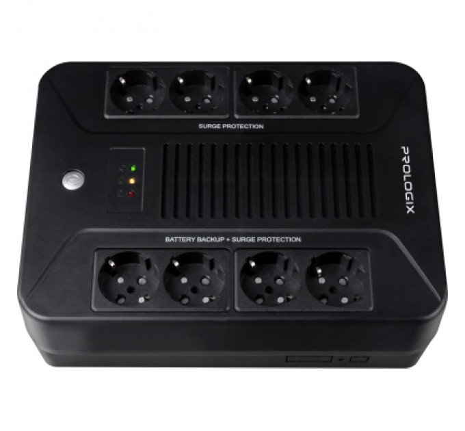 Prologix Пристрій безперебійного живлення Prologix 1000VA 600W (PLP1000VA8LED)
