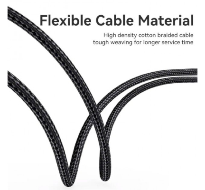 Кабель мультимедійний USB-C 3.1 to HDMI 1.5m 4K 60 Гц Thunderbolt 3 HDCP2.2 PVC Black Vention (CRBBG)