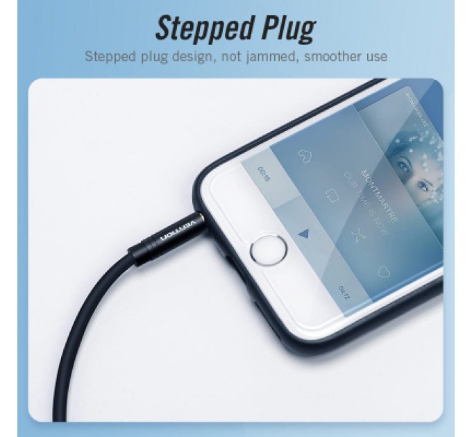 Vention Кабель мультимедійний Jack 3.5mm 4pin M to 2X 3.5mm F Vention (BBVBY)