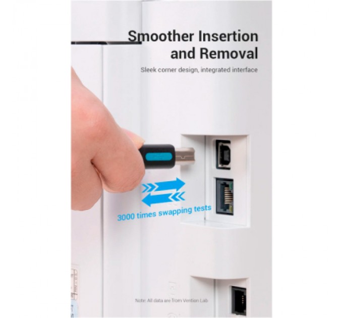 Кабель для принтера USB 2.0 USB-C/BM 2.0m 2.4А 480Mbps Vention (CQUBH)