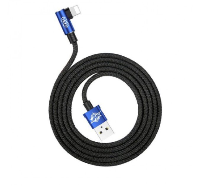 Baseus Дата кабель USB 2.0 AM to Lightning 1.0m 2A MVP Elbow Blue Baseus (CALMVP-03)
