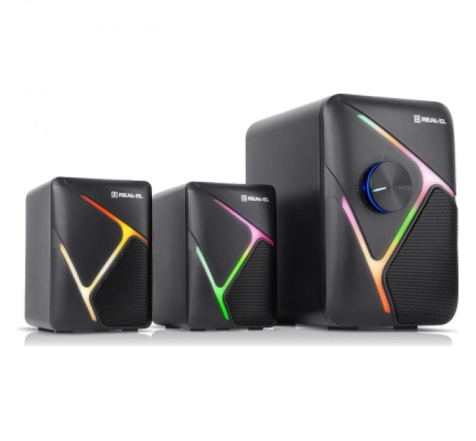 Акустична система REAL-EL M-320 Black (EL121300014)