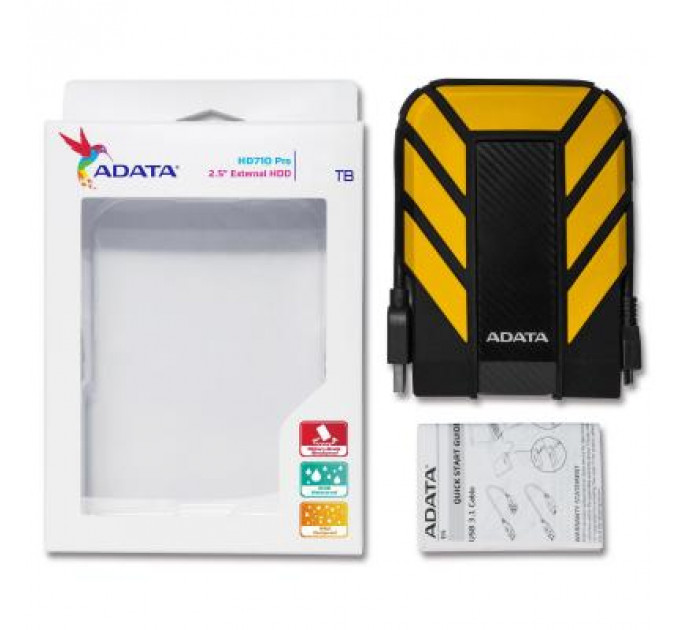Зовнішній жорсткий диск 2.5" 1TB ADATA (AHD710P-1TU31-CYL)
