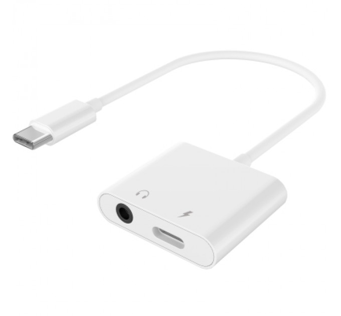 Адаптер USB-C to stereo audio 3.5 mm + USB-C power (CDLA) Cablexpert (A-CM-3.5FP-01)