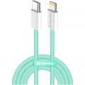 ColorWay Дата кабель USB-C to Lightning 1.0m 27W green ColorWay (CW-CBPDCL061-G)
