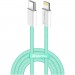 ColorWay Дата кабель USB-C to Lightning 1.0m 27W green ColorWay (CW-CBPDCL061-G)