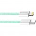 ColorWay Дата кабель USB-C to Lightning 1.0m 27W green ColorWay (CW-CBPDCL061-G)