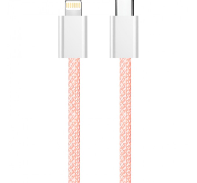 ColorWay Дата кабель USB-C to Lightning 1.0m 27W pink ColorWay (CW-CBPDCL061-P)