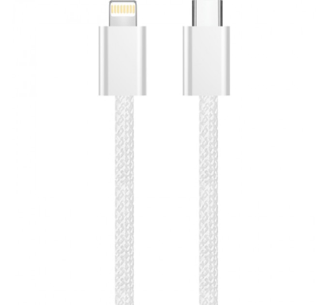 ColorWay Дата кабель USB-C to Lightning 1.0m 27W grey ColorWay (CW-CBPDCL061-GR)