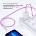 ColorWay Дата кабель USB-C to Lightning 1.0m 27W purple ColorWay (CW-CBPDCL061-PU)