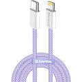 ColorWay Дата кабель USB-C to Lightning 1.0m 27W purple ColorWay (CW-CBPDCL061-PU)