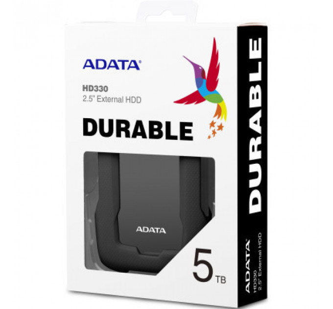 Зовнішній жорсткий диск 2.5" 5TB ADATA (AHD330-5TU31-CBK)