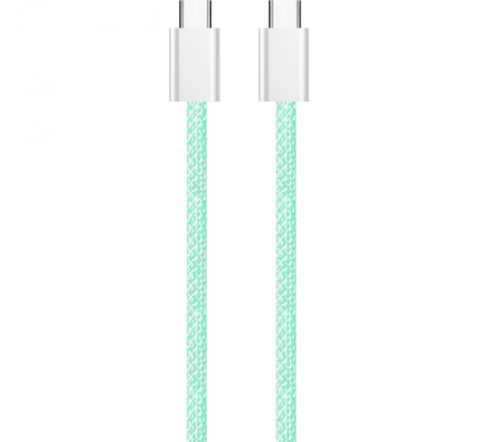 ColorWay Дата кабель USB-C to USB-C 1.0m 60W 3.0А green ColorWay (CW-CBPDCC061-G)