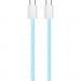 ColorWay Дата кабель USB-C to USB-C 1.0m 60W 3.0А blue ColorWay (CW-CBPDCC061-BL)