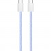 ColorWay Дата кабель USB-C to USB-C 1.0m 60W 3.0А purple ColorWay (CW-CBPDCC061-PU)