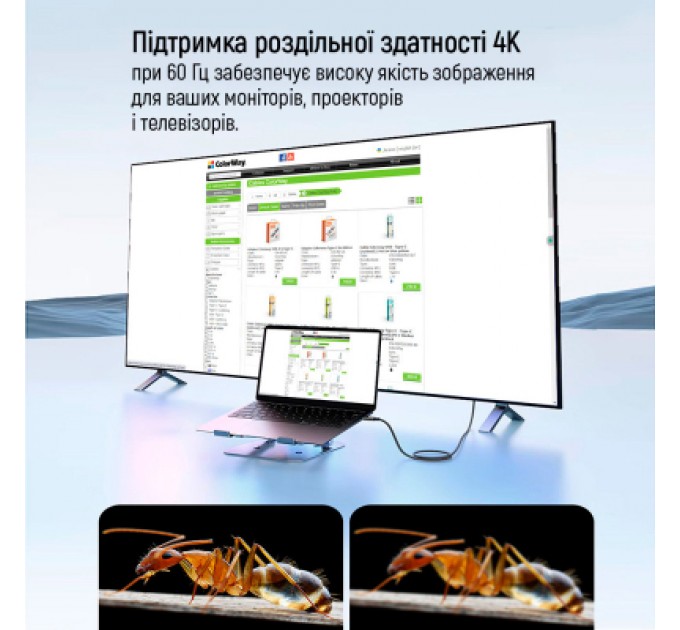 ColorWay Дата кабель USB-C to USB-C 1.0m USB3.2 (20Gbps 4K PD100W) Gen2 5А black ColorWay (CW-CBPDCC062-BK)