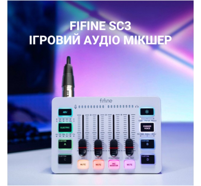 Мікшерний пульт Fifine SC3W