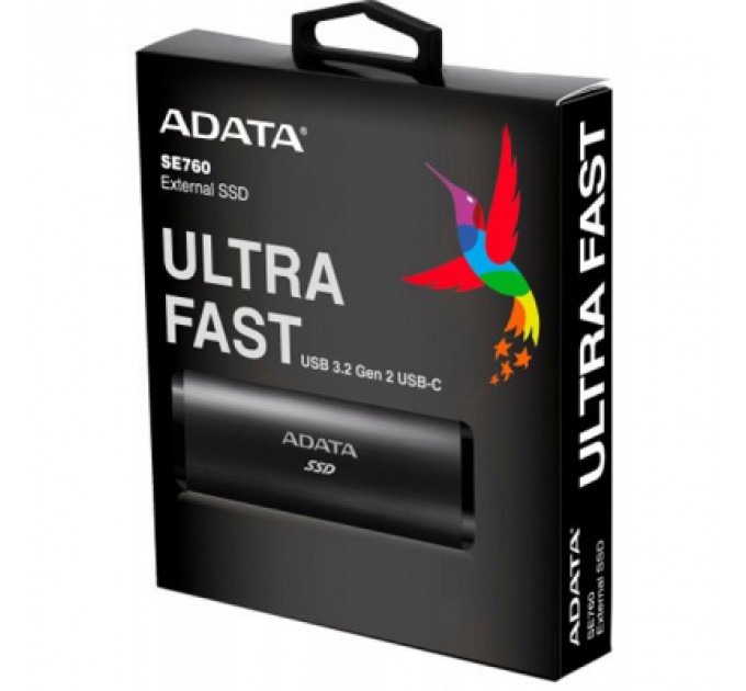 Накопичувач SSD USB 3.2 1TB ADATA (ASE760-1TU32G2-CBK)